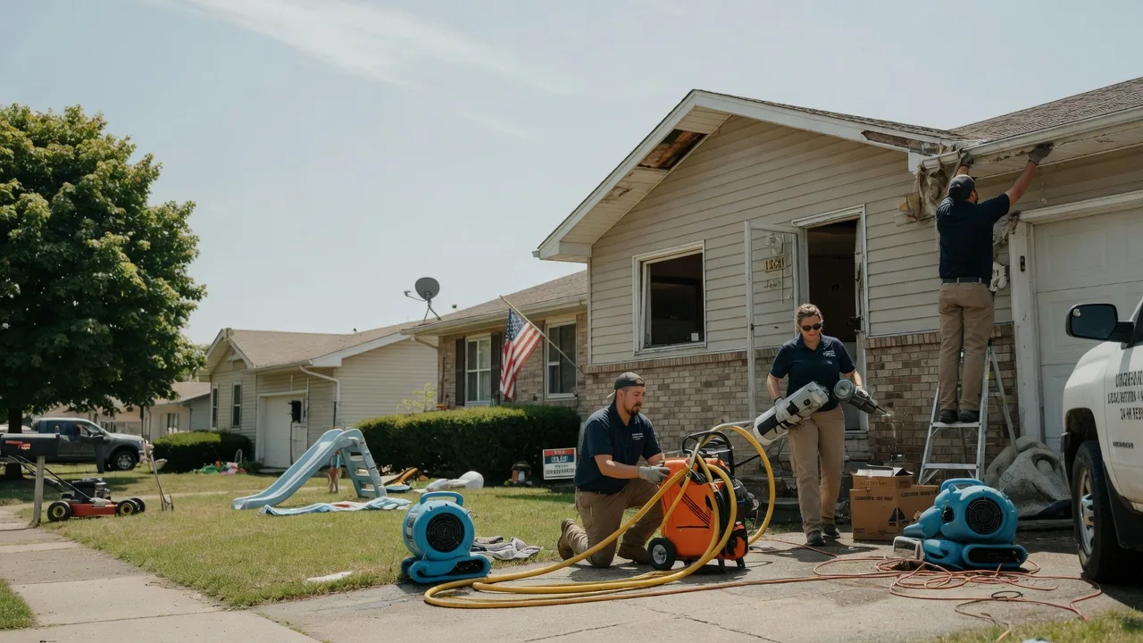 Water Damage Restoration in Downs, IL near me